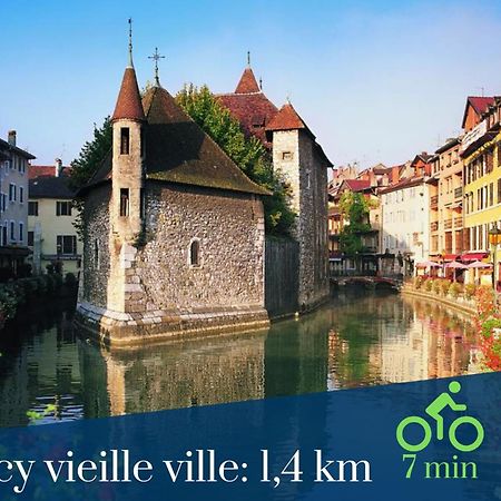 Homey Tidy - New / Proche Centre Annecy / Parking Gratuit / Logement Entierement Equipe Ngoại thất bức ảnh